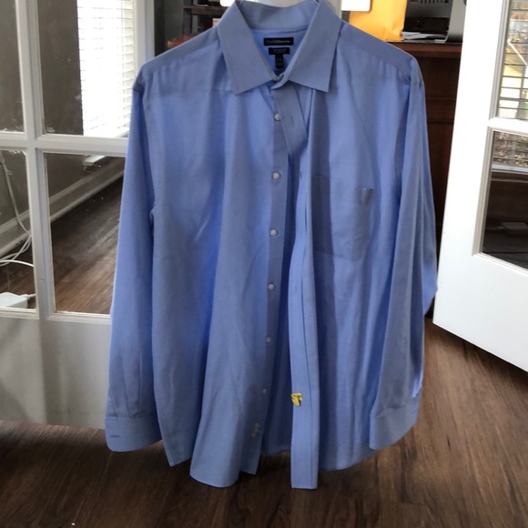 Blue striped dress shirt - Picture 1 of 8